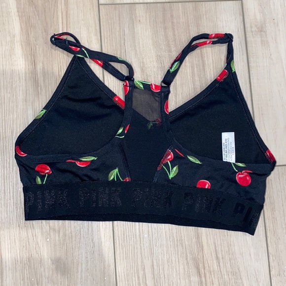VGUC Victoria’s Secret PINK 2 Piece Athletic Outfit Set Size XS X-Small Cherry - Picture 11 of 13
